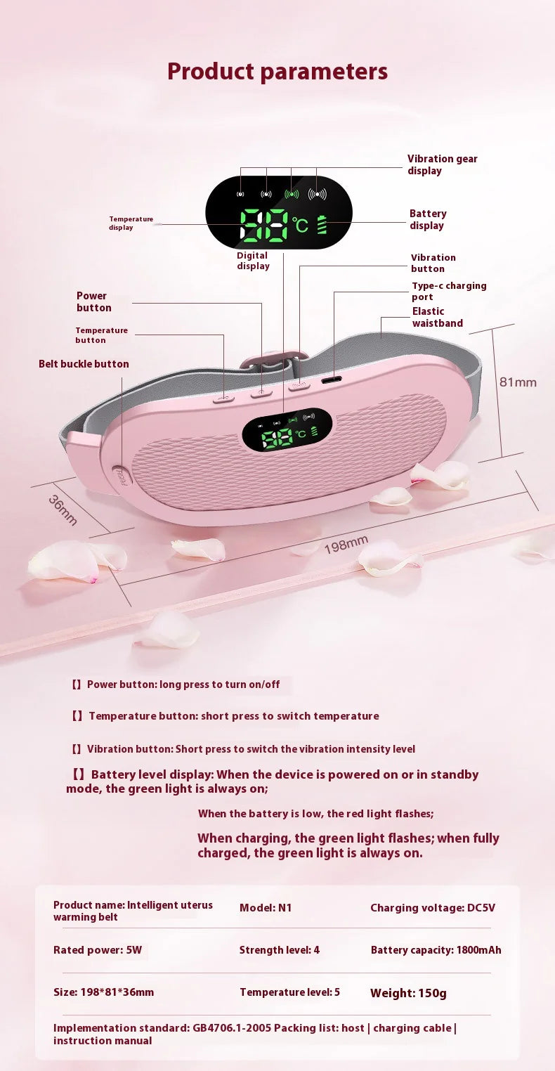Warm Palace Belt by- Menstrual Heating Pad